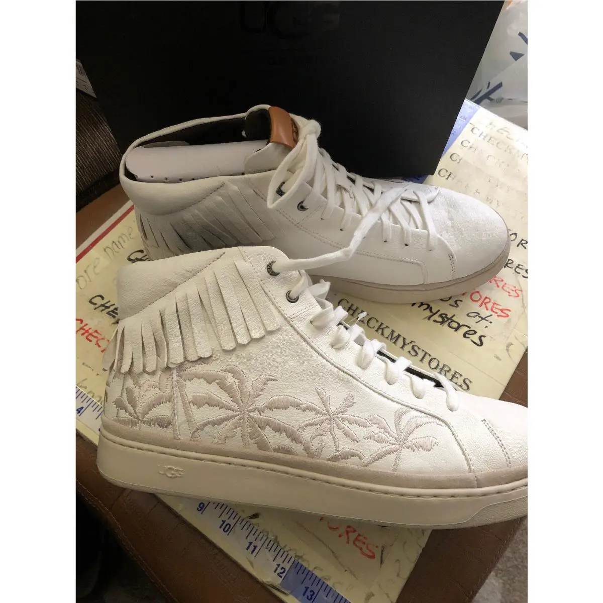 UGG shoes - M CALI - CALI - White, Manufacturer: WHITE BEIGE (UPC: 191142362832) 6