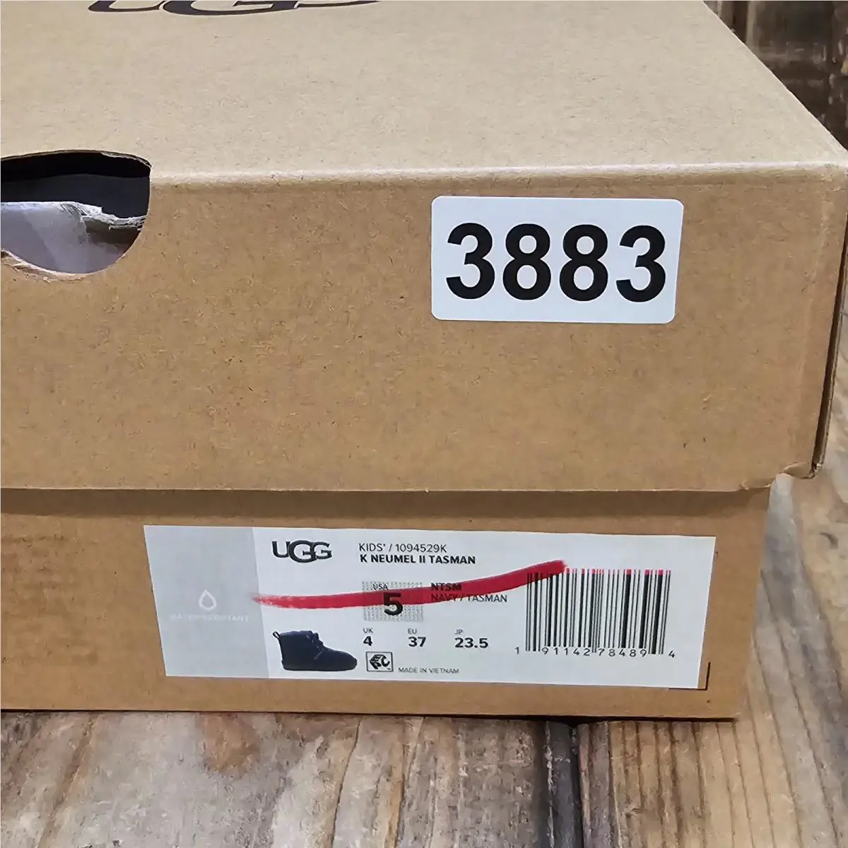 UGG shoes - KIDS NEUMEL II TASMAN - KIDS NEUMEL TASMAN - 1094529K - Blue (UPC: 191142784894) 13