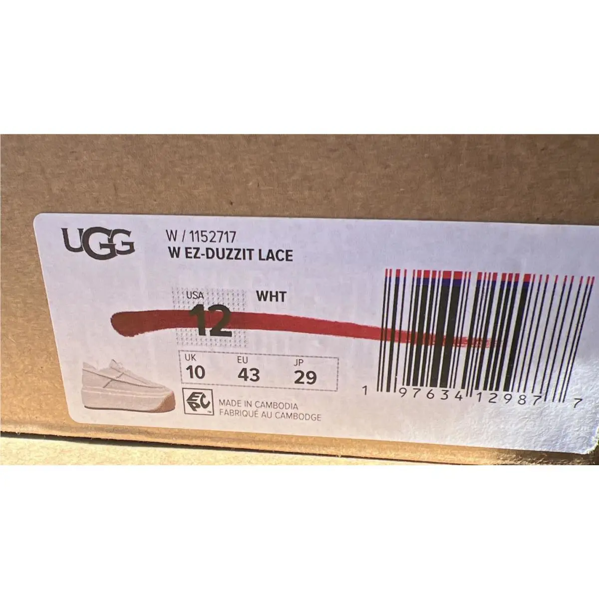 UGG shoes - UGG EZ-DUZZIT - White 4