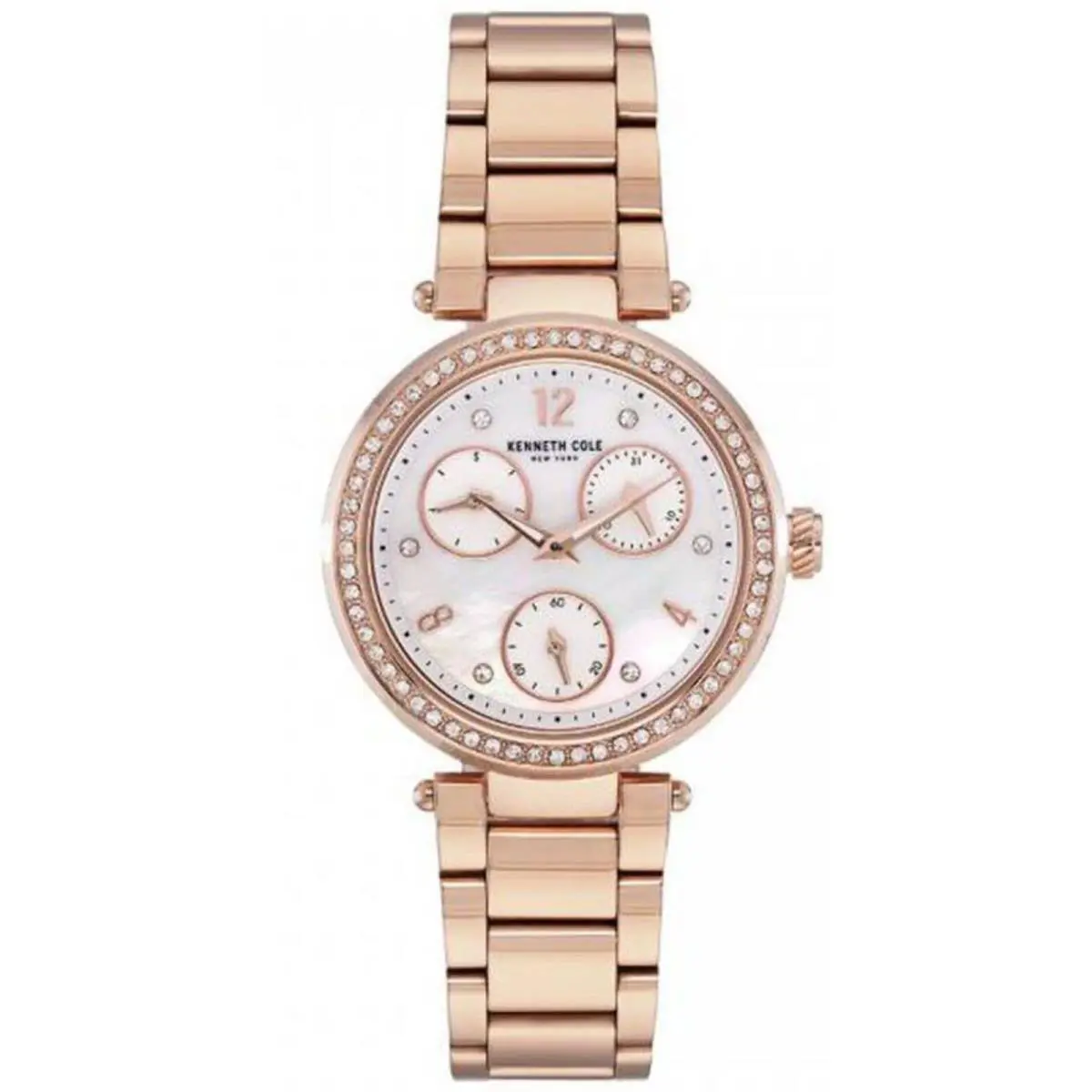 Kenneth Cole KC50735002 Women`s Dress Sport Stainless Steel Band Watch