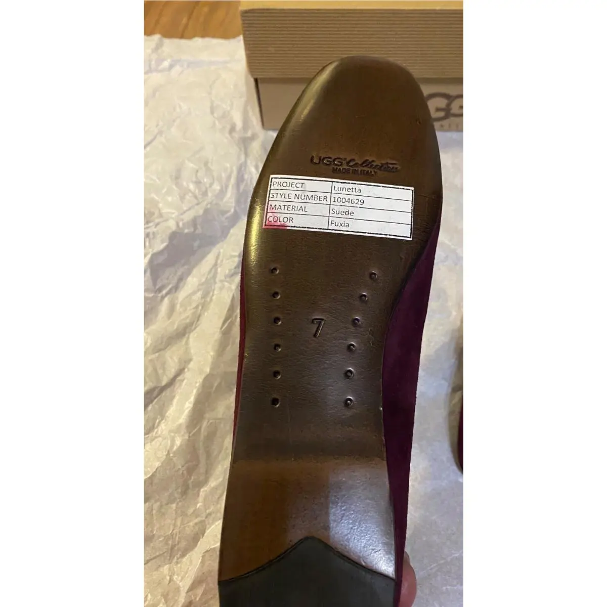 UGG shoes - Ugg Italian Collection - Italian Collection - Burgundy 2