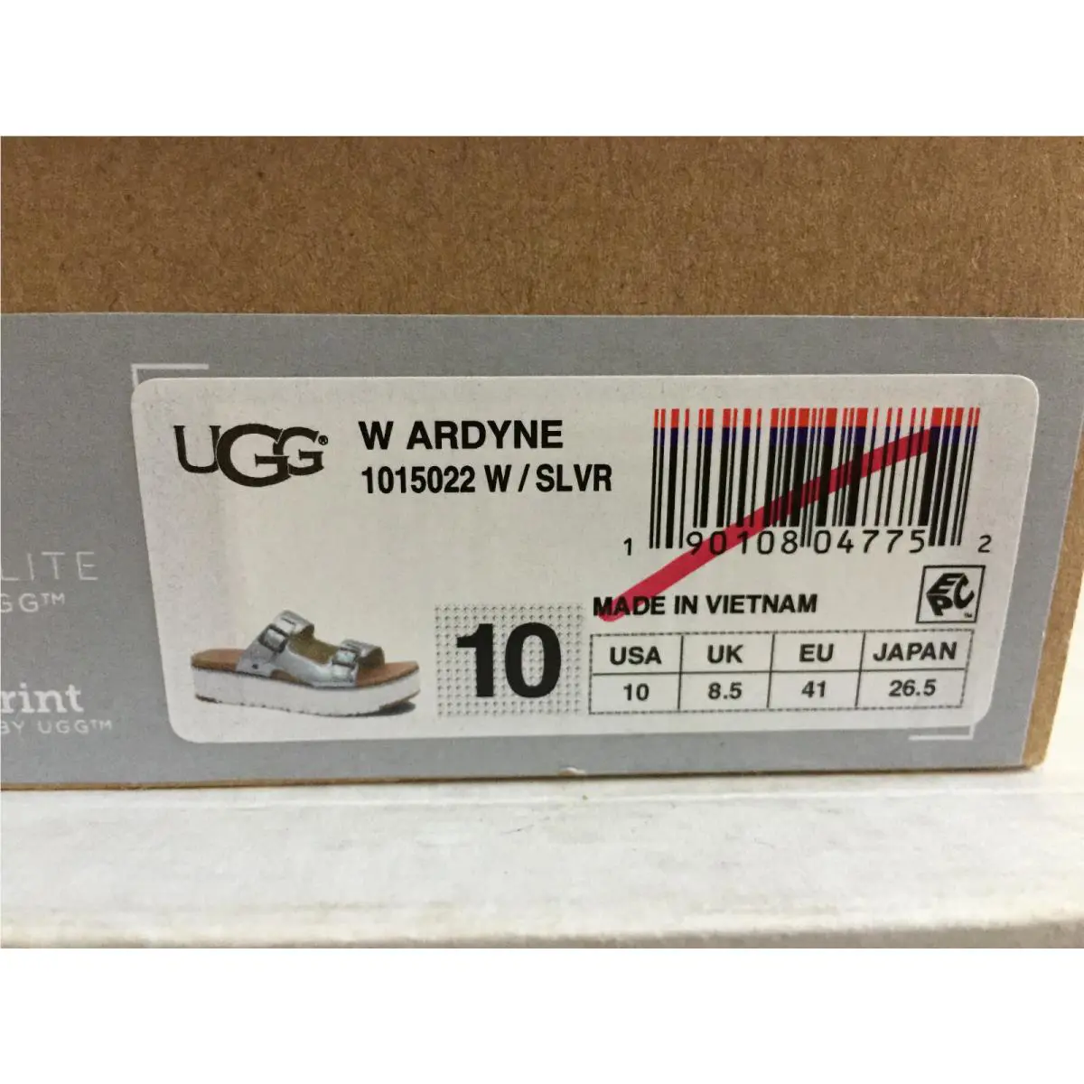 UGG shoes  - METALLIC SILVER 4