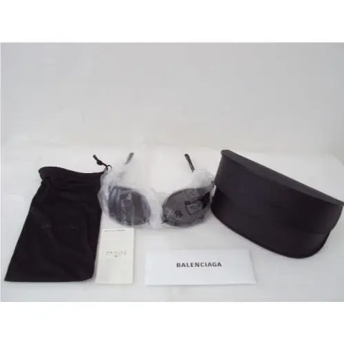 Tag Balenciaga BB0154S Black/gray Oversized Butterfly Shape Sunglasses