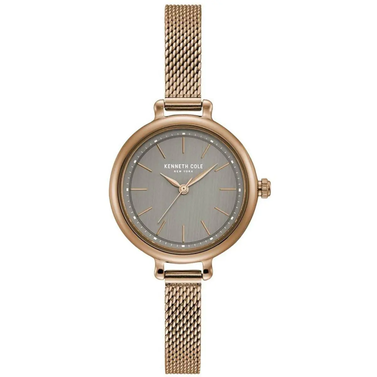 Kenneth Cole KC50065006 Light Grey Dial Rose Gold Stainless Steel Women`s Watch