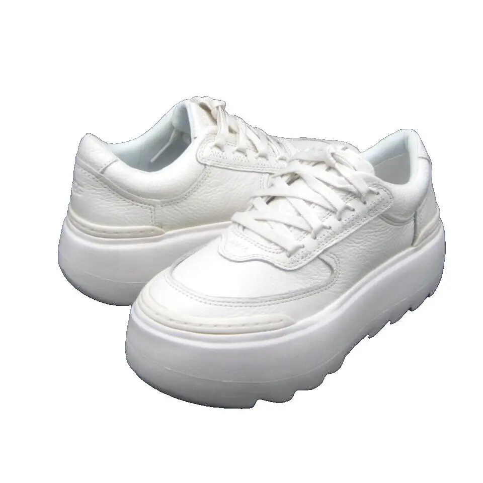 Ugg Marin Mega Lace Women Shoes Leather Bright White US 10 /uk 8 /eu 41 - Bright White