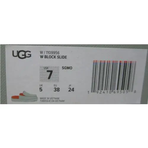 UGG shoes - SKY GREY /MANDARIN ORANGE 4