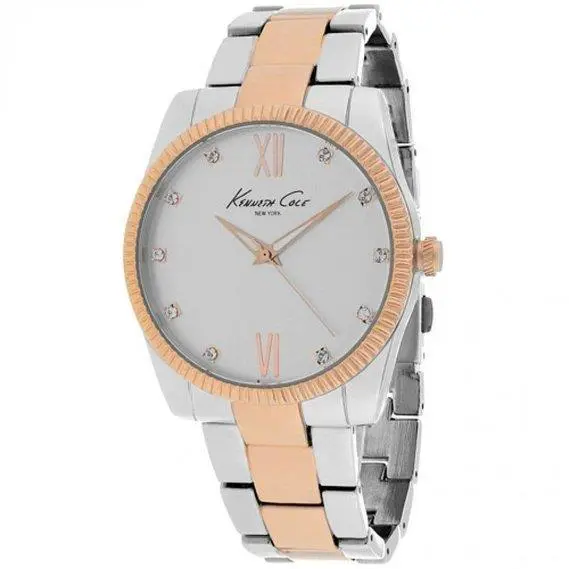 Kenneth Cole Women`s Classic Two-tone Silver Watch KCW4035