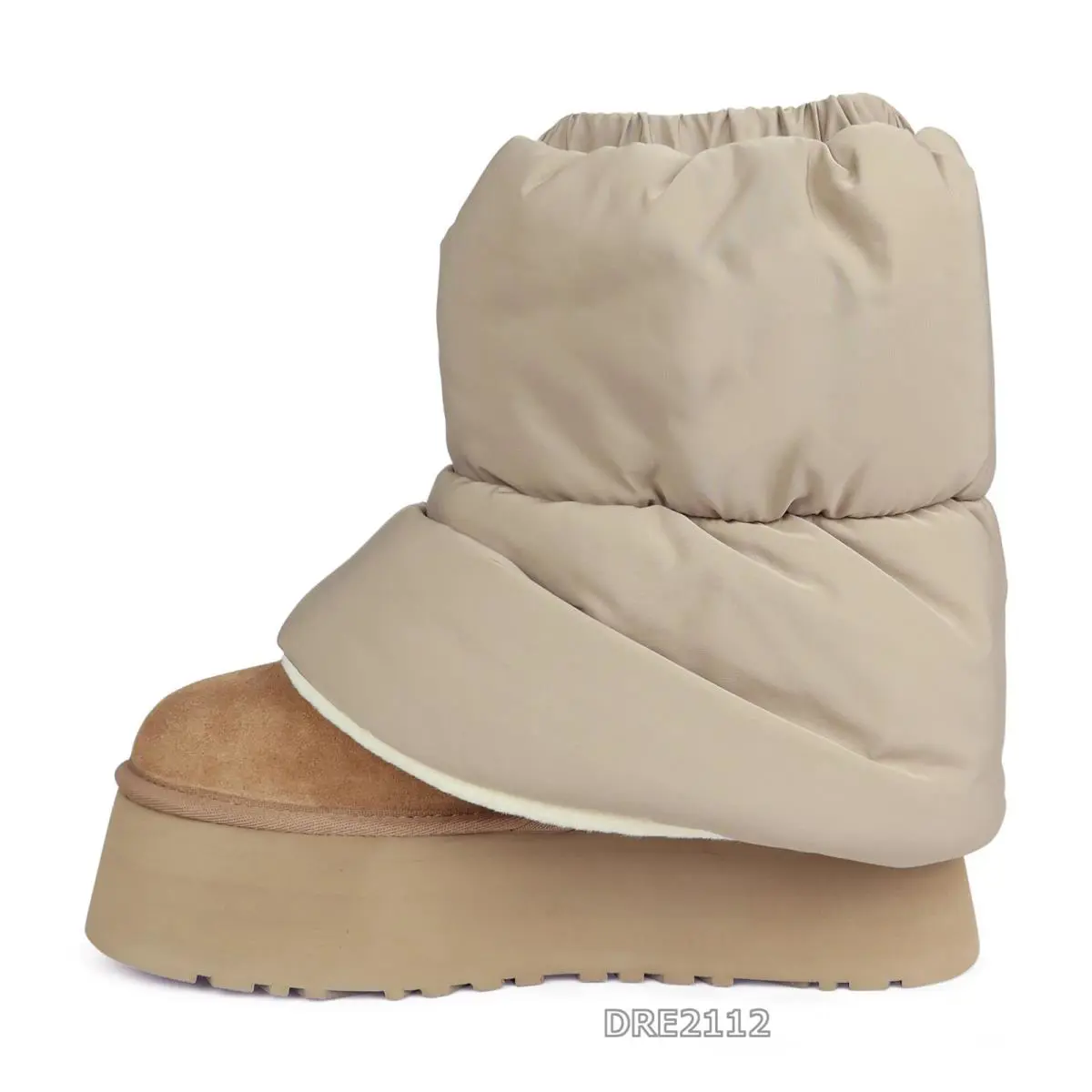 UGG shoes - UGG Classic Mini Dipper Puffer - Chestnut 1