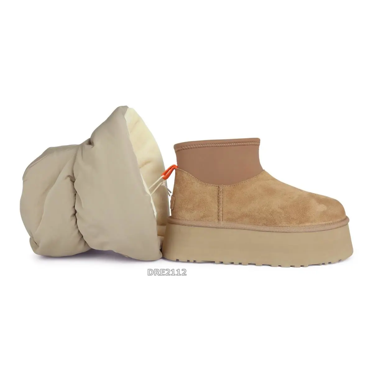 UGG shoes - UGG Classic Mini Dipper Puffer - Chestnut 4