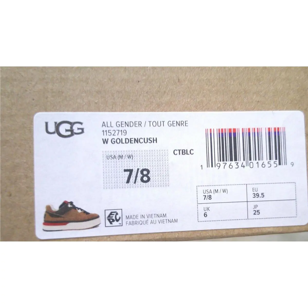 UGG shoes - UGG LOWMEL - LOWMEL - Chestnut / Black 4