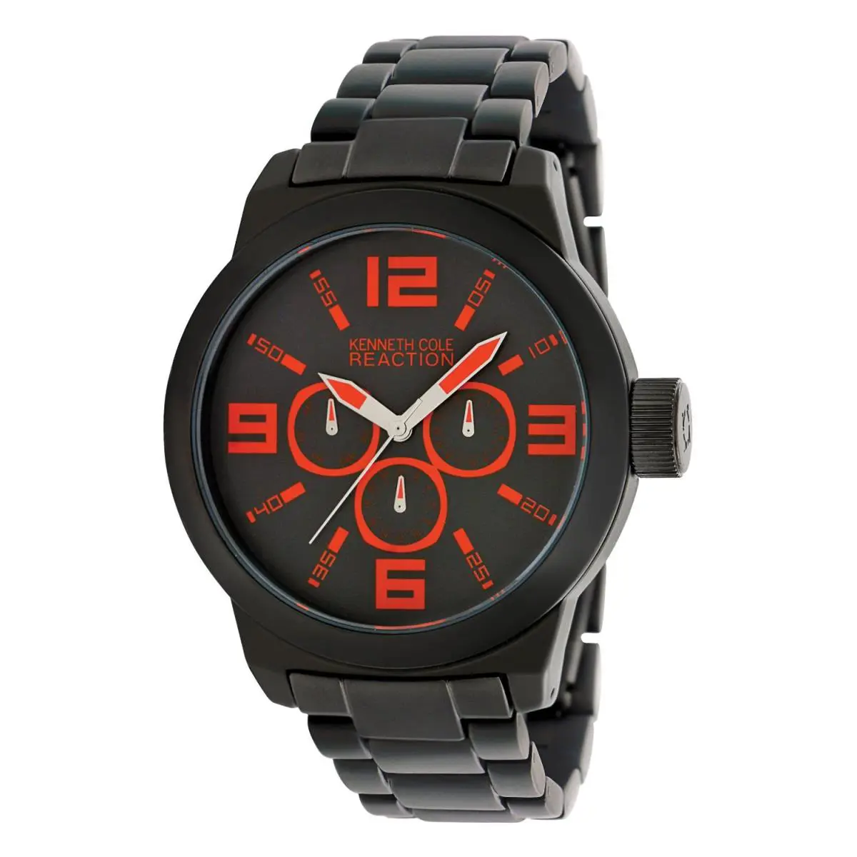 Kenneth Cole Reaction Men`s RK3219 Street Collection Black Dial Watch