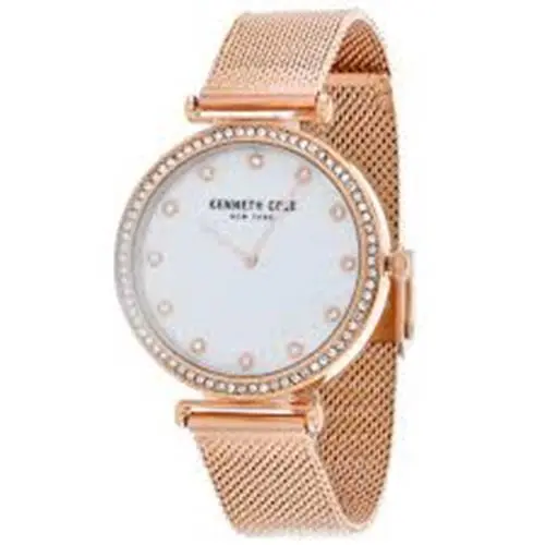Kenneth Cole KC50927004 Classic Rose Gold Tone Women`s Stainless Steel Watch
