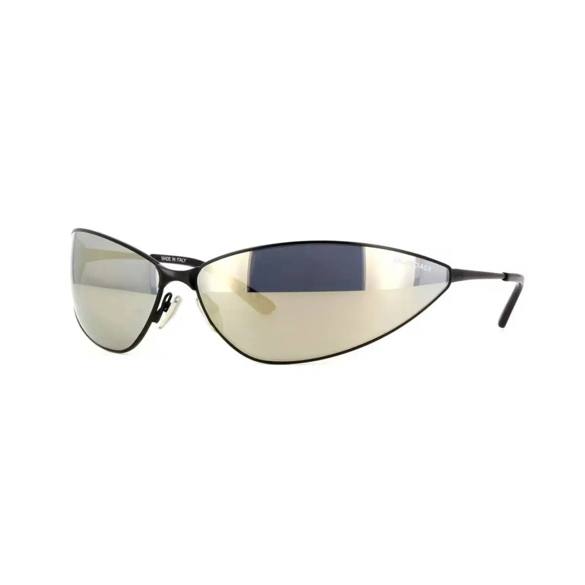 Balenciaga BB0315S Black/gold Mirrored 003 Sunglasses