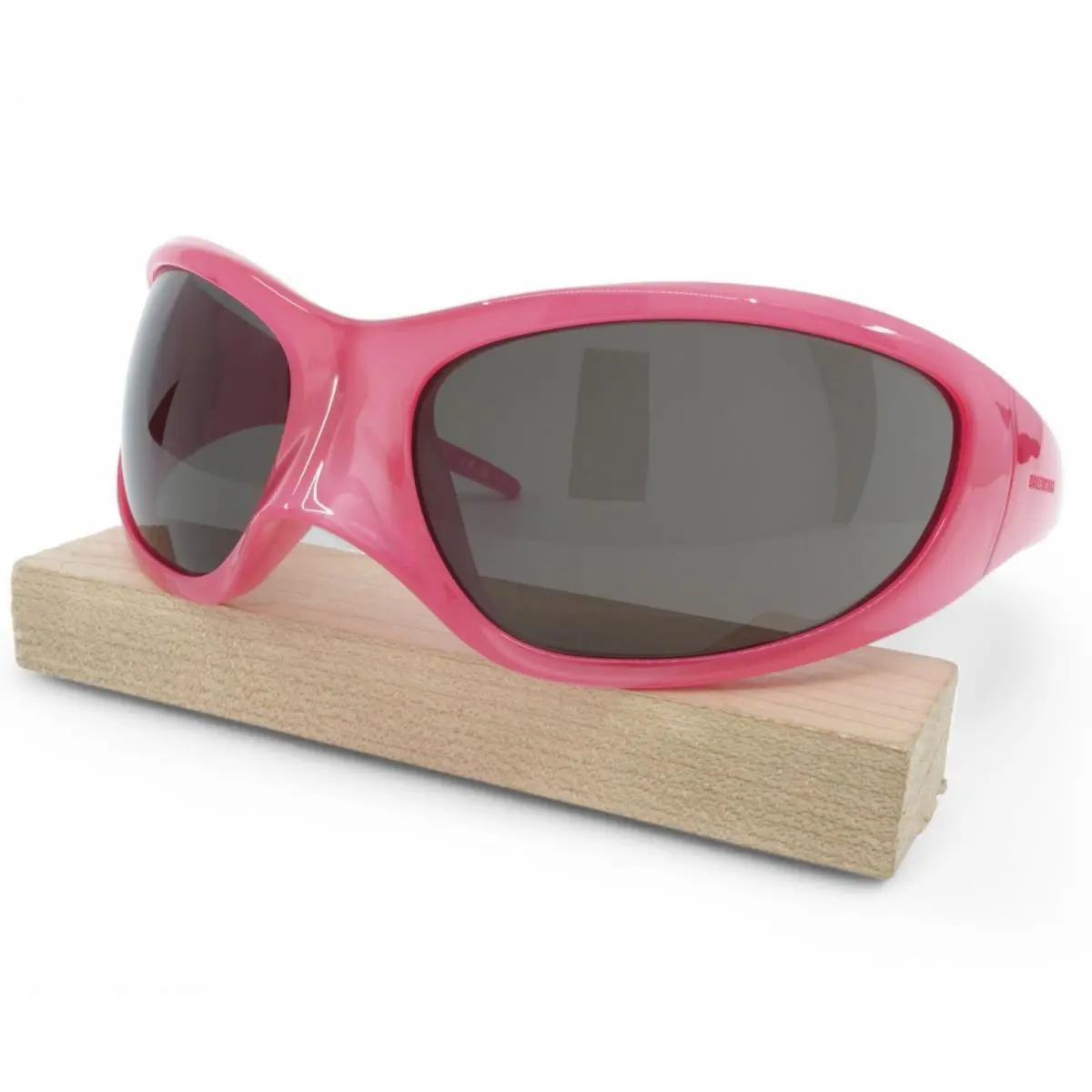 BB0252S-002 Unisex  Cat Eye Sunglasses - Pink by Balenciaga