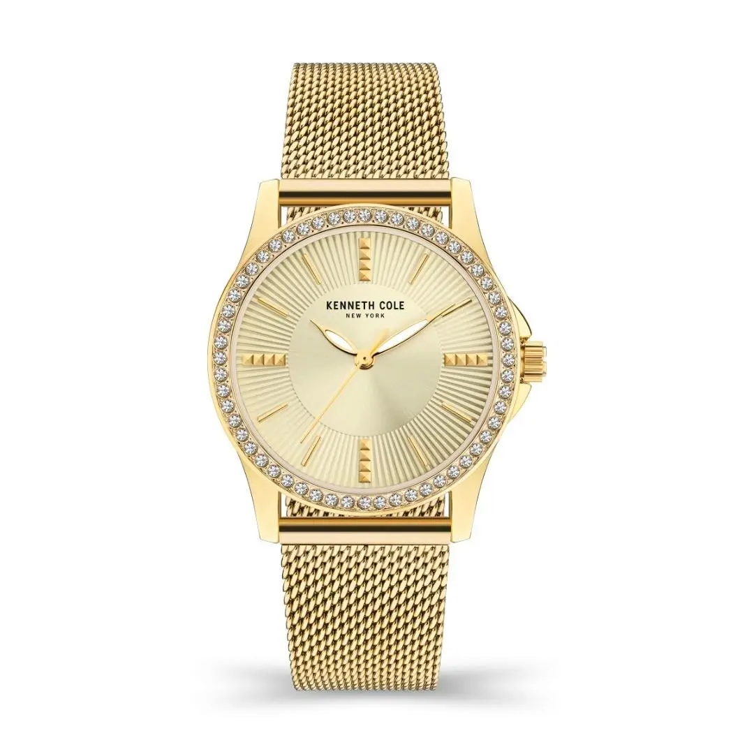 Kenneth Cole York Women`s Watch with Stainless Steel Mesh Strap KCWLG2176803