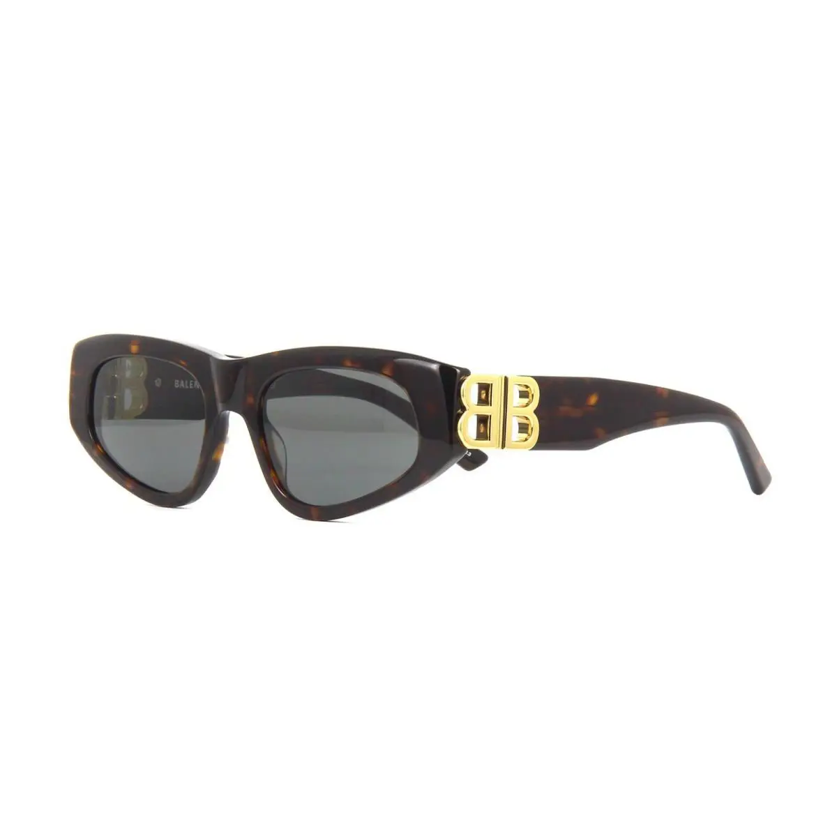 Balenciaga BB0095S Havana/green 002 Sunglasses