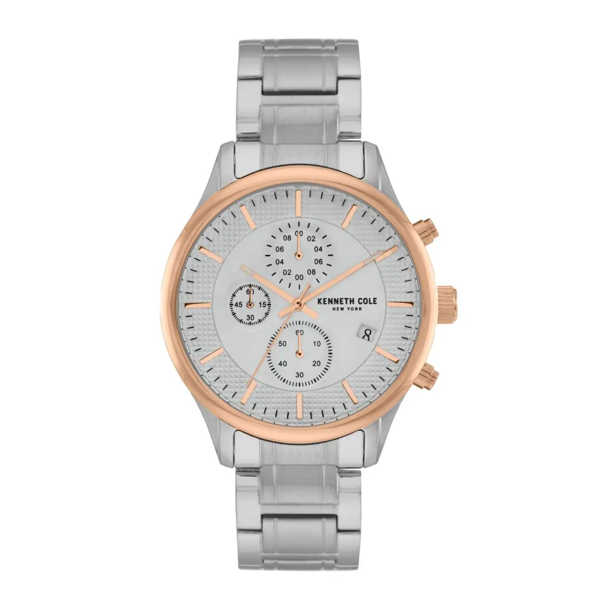 Kenneth Cole York Men Multi Function Watch with Stainless Band KC50956004