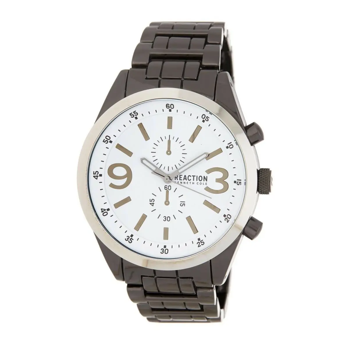 Men`s Kenneth Cole Reaction Black Tone Stainless Steel Watch RK50763011