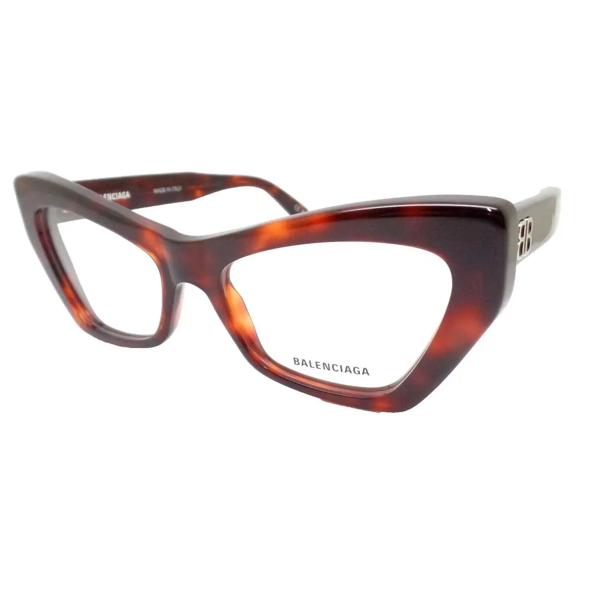 Balenciaga BB0296O 002 Havana 53mm Eyeglass Frame - Frame: Havana
