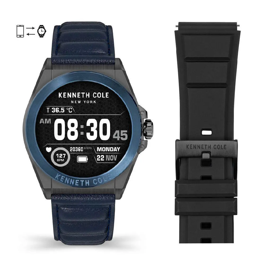 KCIGB0020665 The Wellness Smartwatch 2.0 Watch by Kenneth Cole