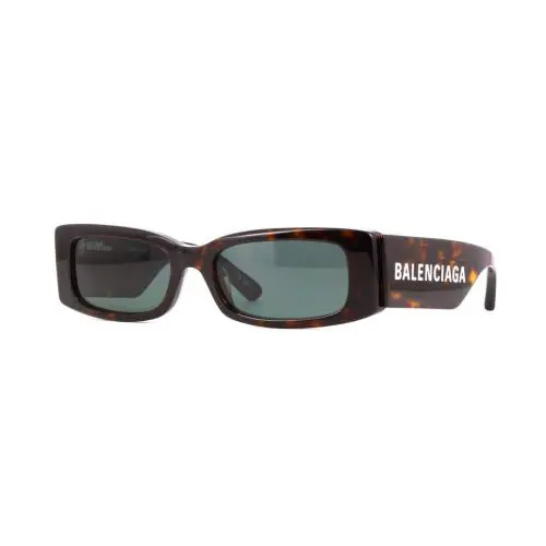 Balenciaga BB0260S Havana/green Grey 002 Sunglasses - Frame: Havana, Lens: Green Grey