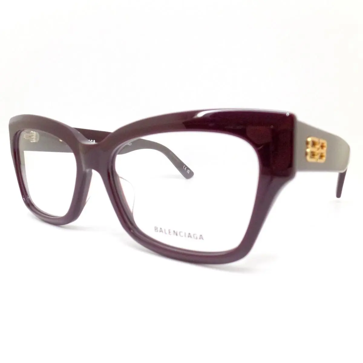 Balenciaga BB0274O 003 Deep Red 55mm Eyeglass Frame