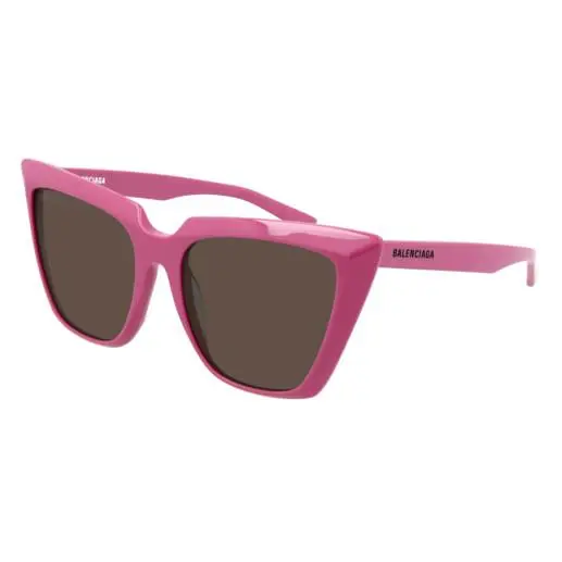 Balenciaga BB0046S 005 Pink/brown Women`s Sunglasses