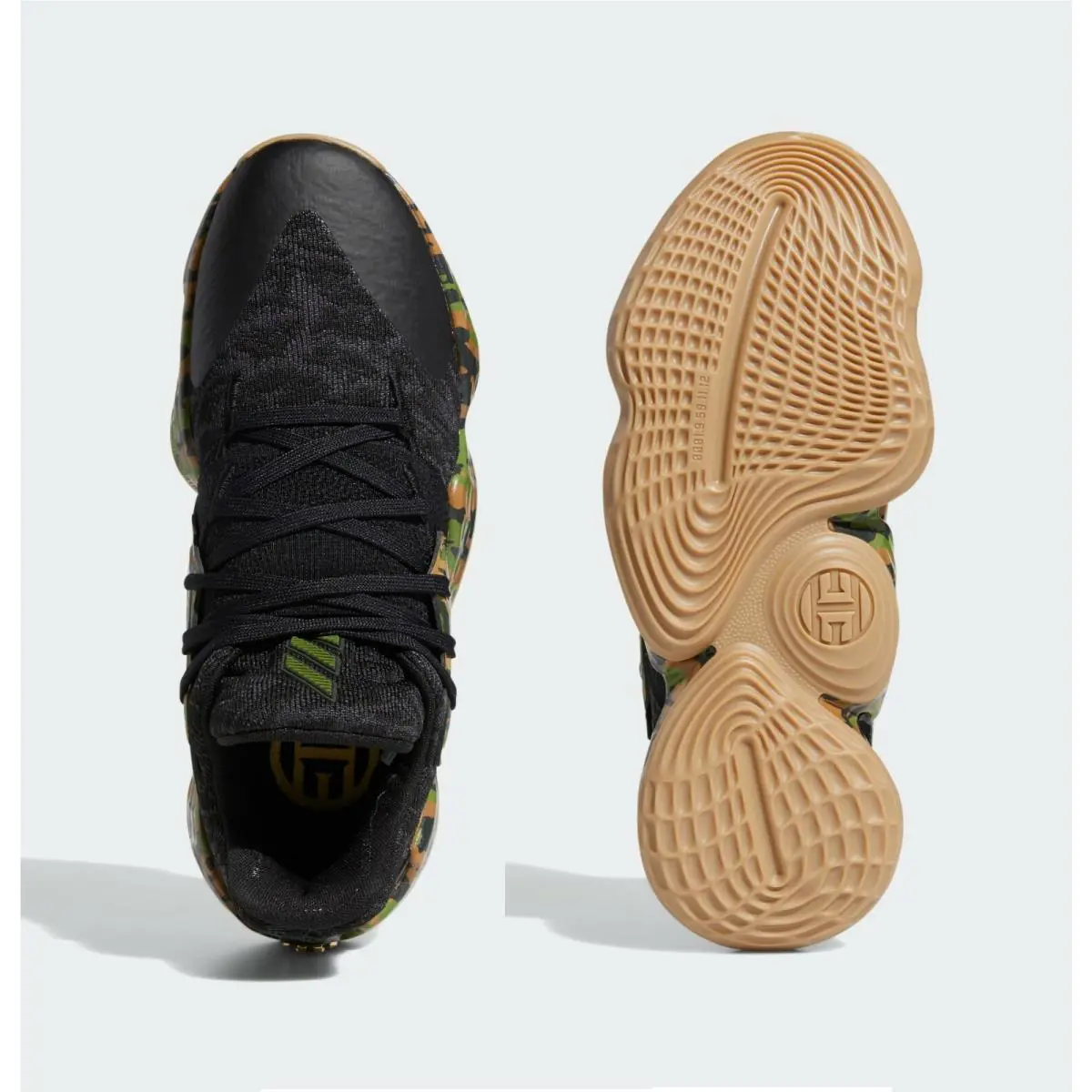 Adidas shoes - Adidas Harden Vol. 4 - Harden - EF1259 - Core Black / Tech Olive / Legend Earth 10