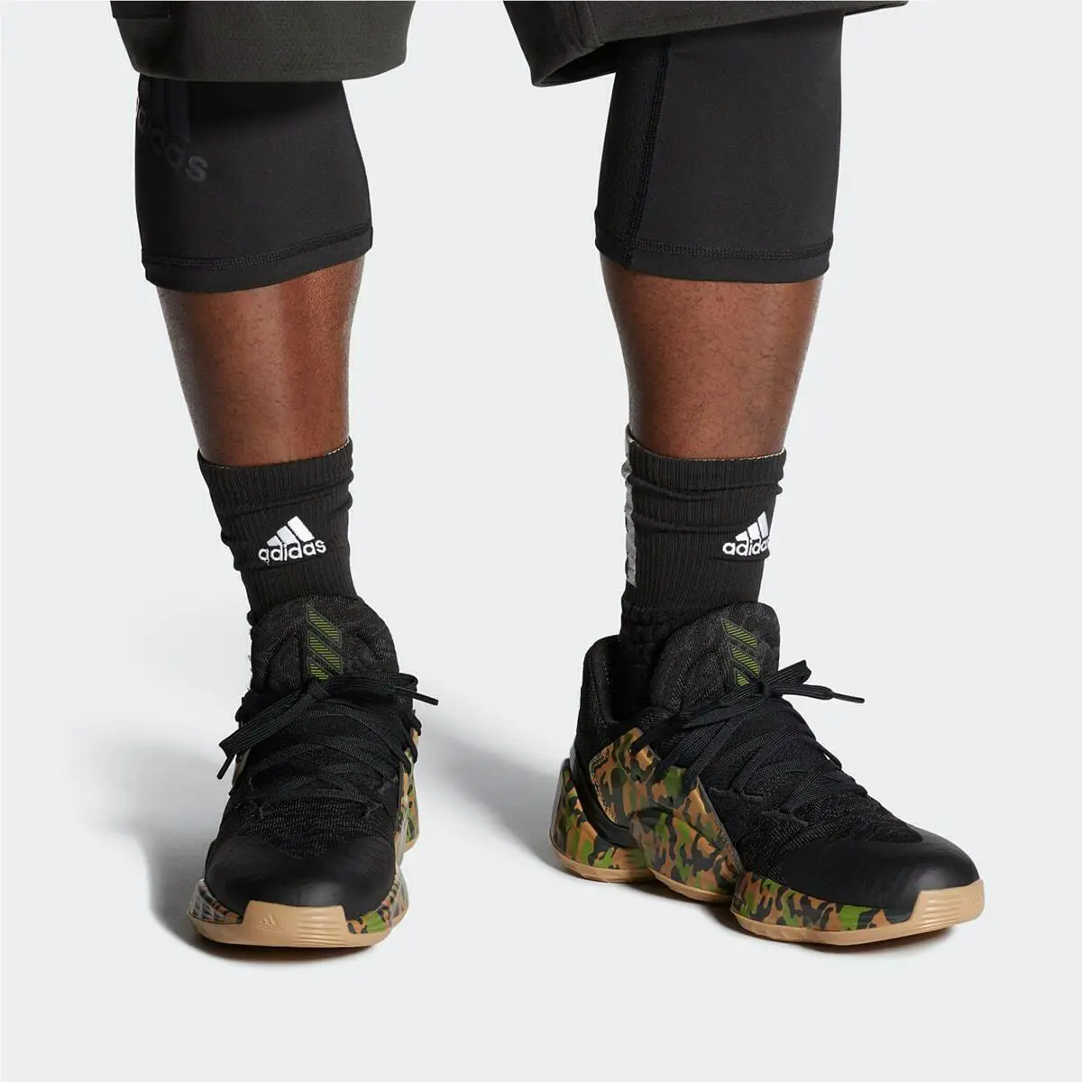 Adidas shoes - Adidas Harden Vol. 4 - Harden - EF1259 - Core Black / Tech Olive / Legend Earth 7