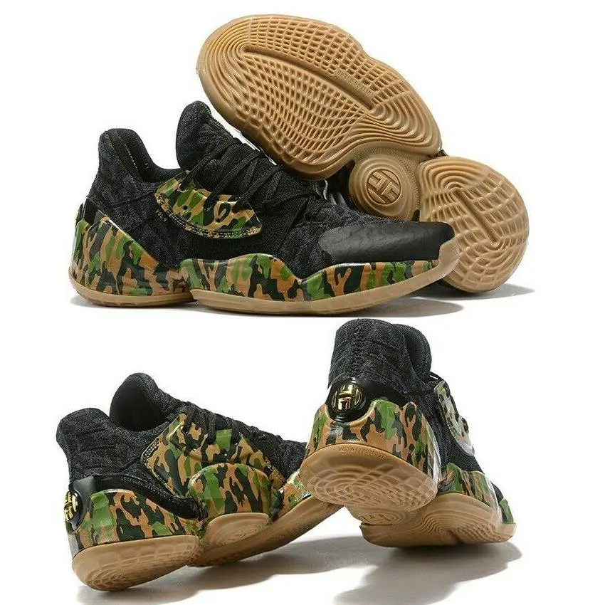 Adidas shoes - Adidas Harden Vol. 4 - Harden - EF1259 - Core Black / Tech Olive / Legend Earth 11