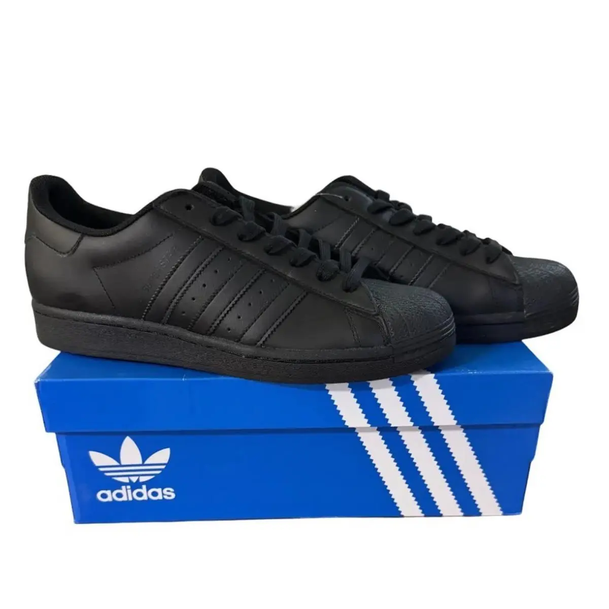 Adidas shoes Superstar - Core Black/Core Black/Core Black 5