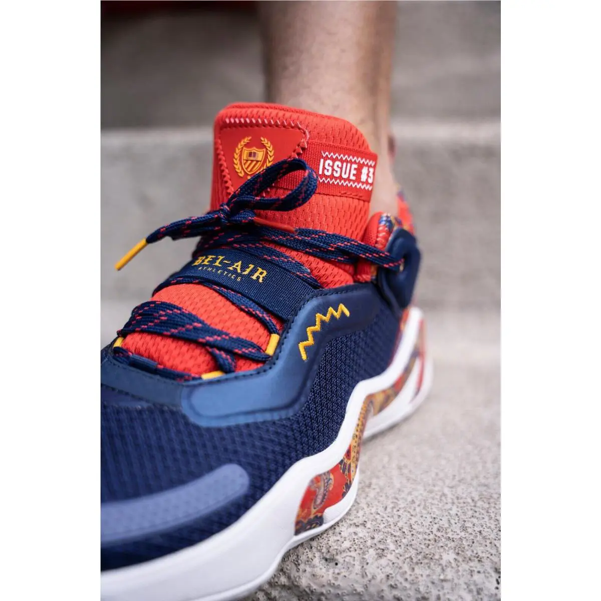 Adidas shoes - adidas D.O.N. Issue #3 - Issue - H68047 - Dark Blue/Red/College Gold