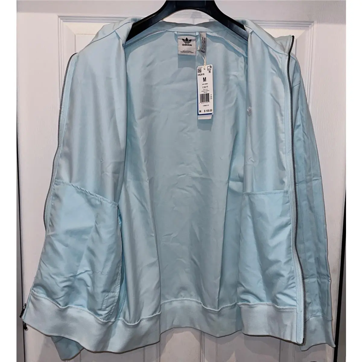Adidas clothing - Adidas C Q3 TT Adicolor Contempo Track Jacket - HK2916 - Blue 12