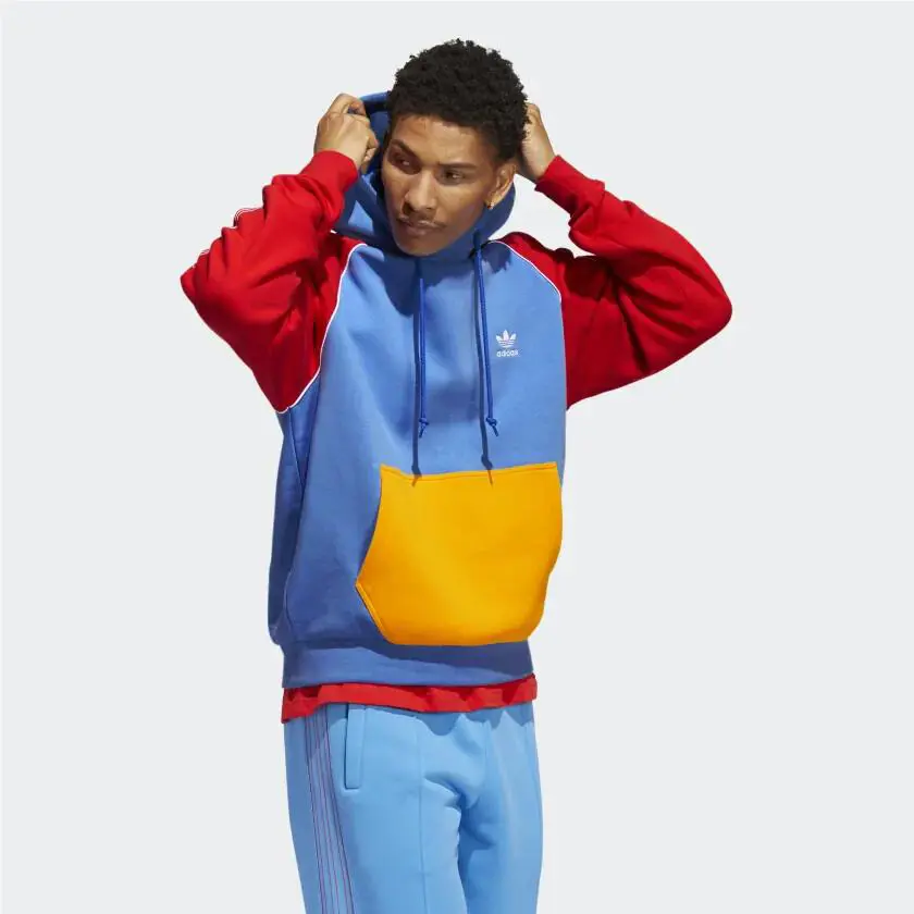 Adidas clothing - HY8694 - HY8694 - Collegiate Gold / Pulse Blue / Vivid Red 1