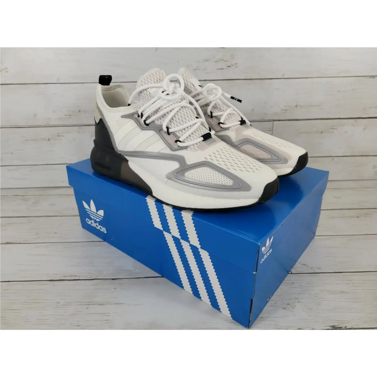 Adidas shoes - ZX 2K Boost - Boost - FZ2945 - Multicolor, Manufacturer: Fulltime White Core Black 5