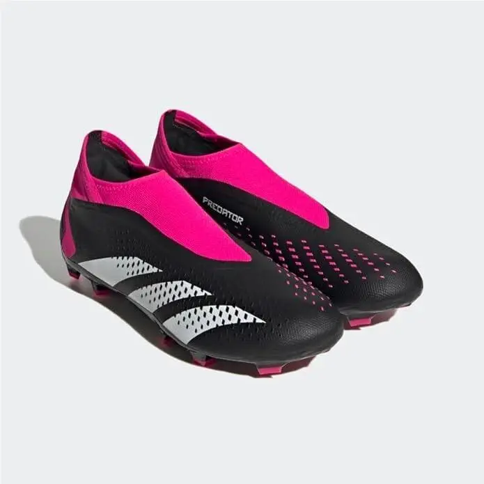 Adidas Predator Accuracy.3 Laceless FG Soccer Cleats Shoes Pink Unisex-adult