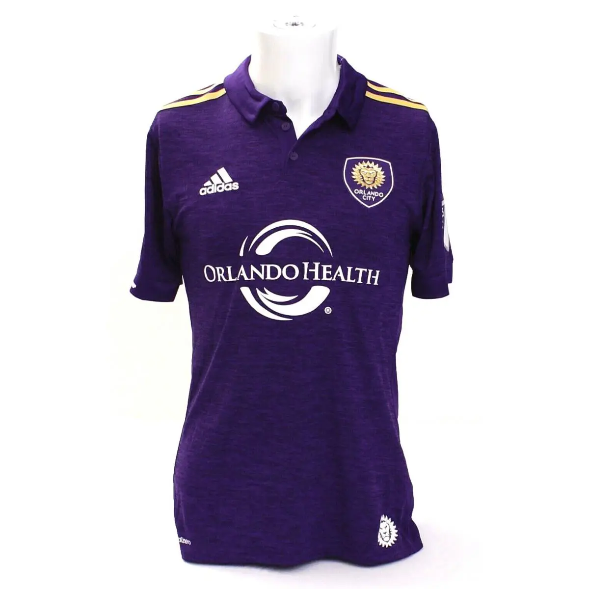Adidas Adizero Climacool Mls Orlando City Purple Short Sleeve Jersey Men`s - Purple