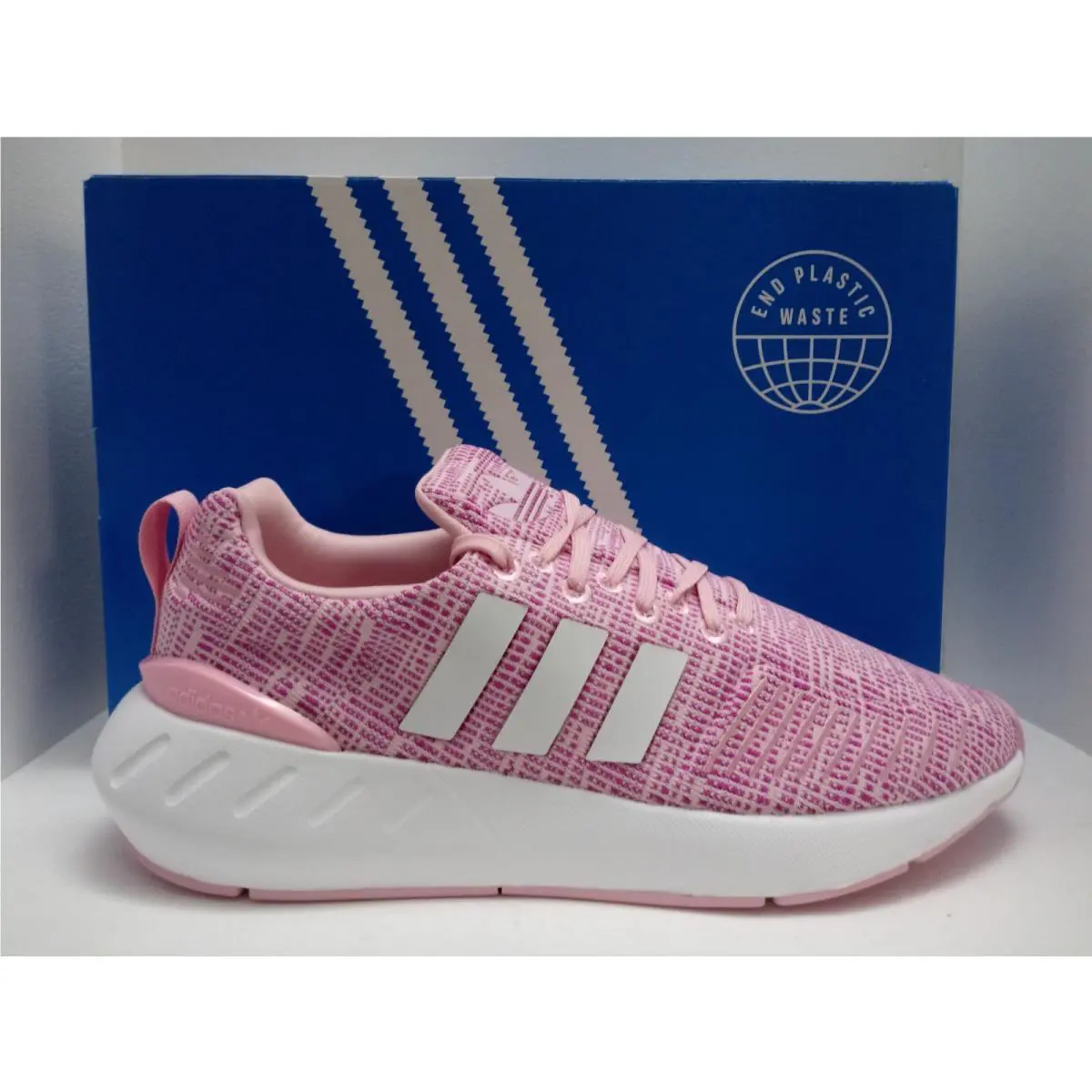 Adidas shoes - ADIDAS SWIFT RUN 22 J - GW8177 - PINK/WHITE 1