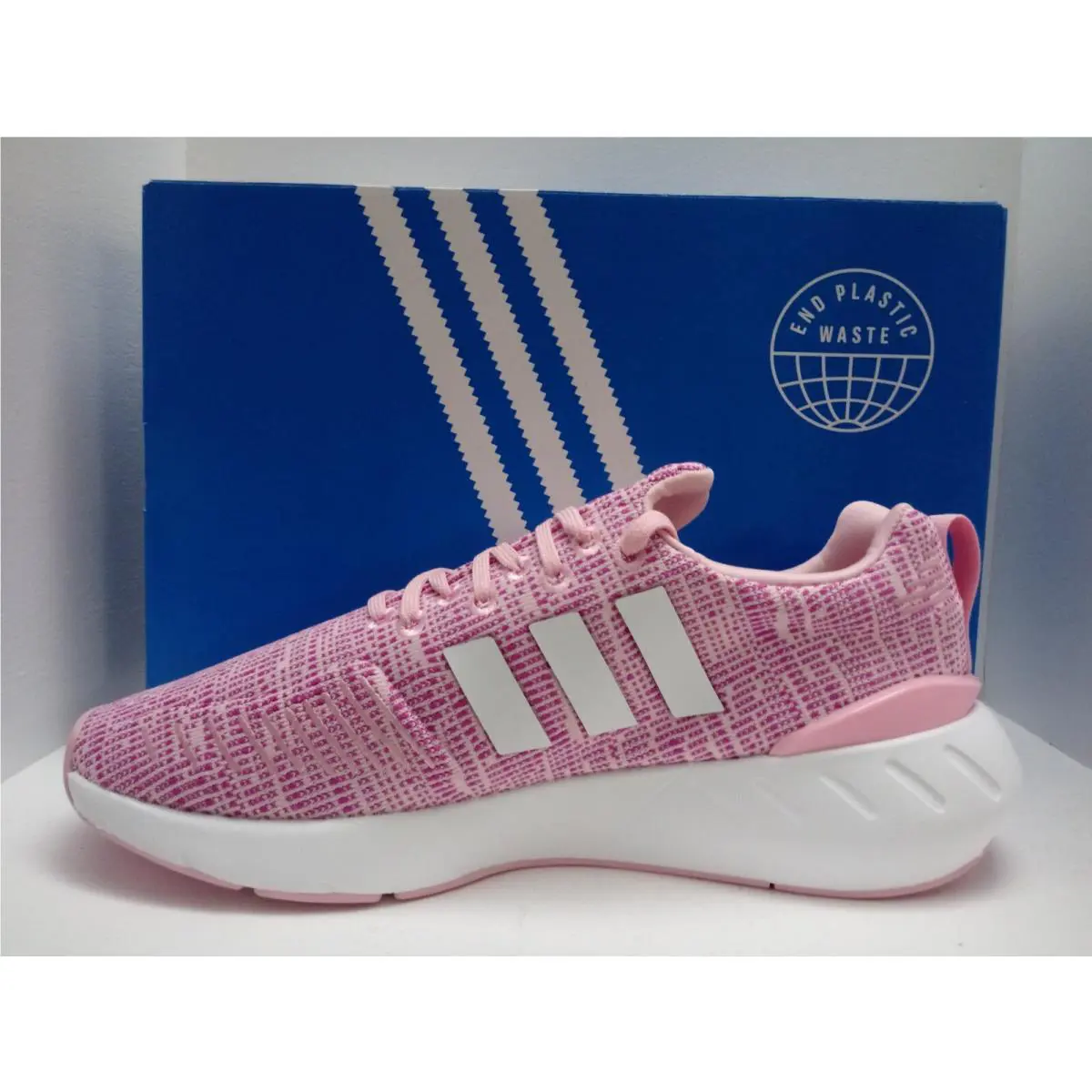 Adidas shoes - ADIDAS SWIFT RUN 22 J - GW8177 - PINK/WHITE 12
