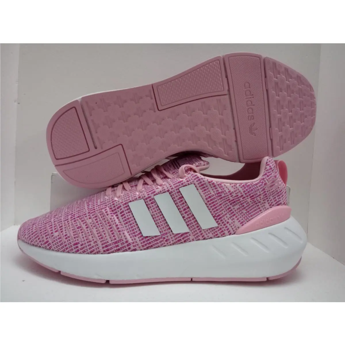Adidas shoes - ADIDAS SWIFT RUN 22 J - GW8177 - PINK/WHITE 14