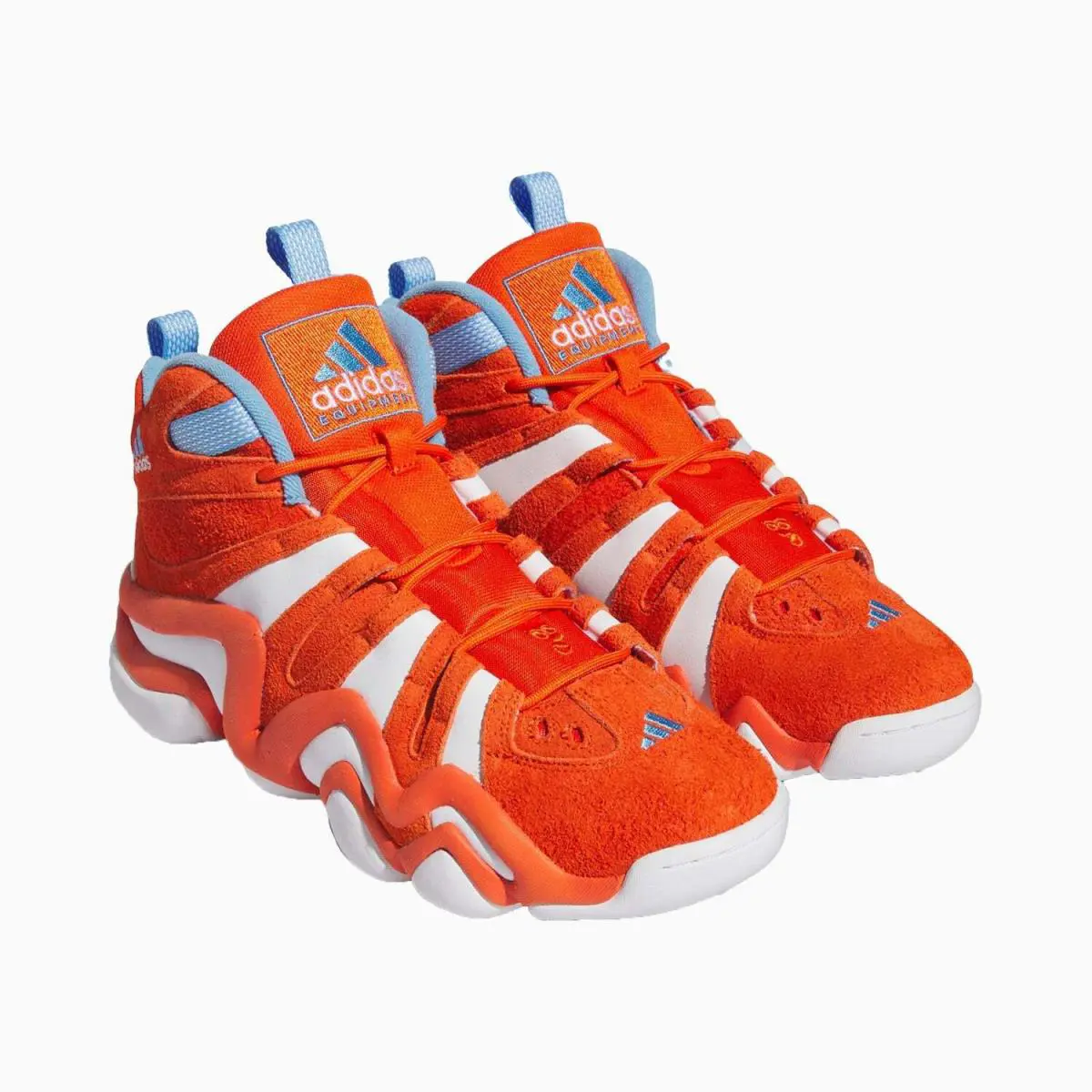 Adidas shoes - adidas Crazy 8 - Crazy - Team Orange/Cloud White/Team Light Blue
