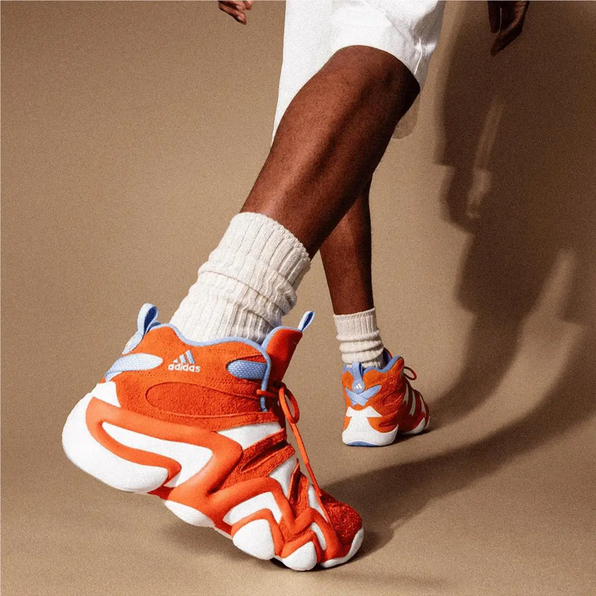 Adidas shoes - adidas Crazy 8 - Crazy - Team Orange/Cloud White/Team Light Blue