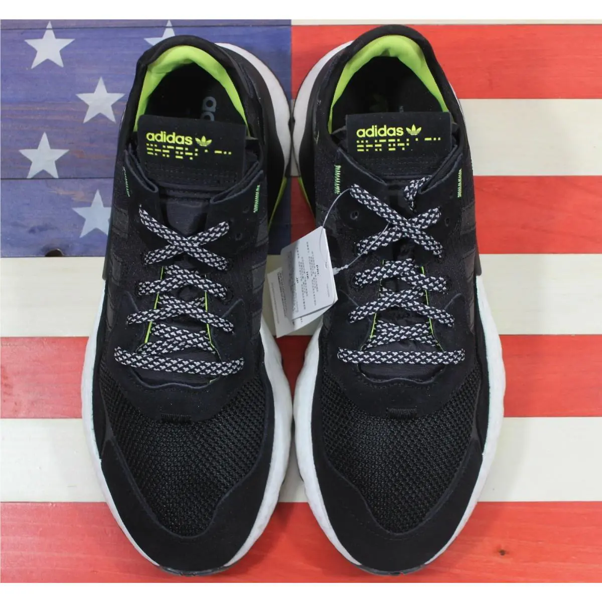 Adidas shoes - adidas Nite Jogger - Nite Jogger - EG7191 - Black, Manufacturer: Black/Grey-Fourt/Semi-Solar-Yellow 9