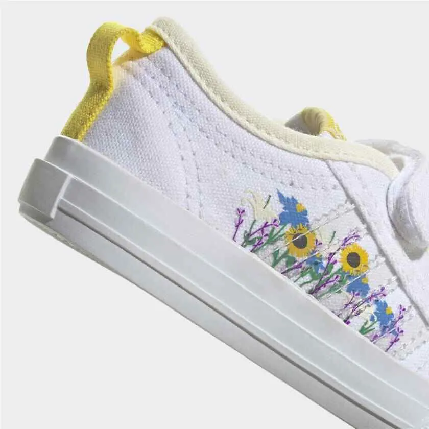 Adidas shoes - Cloud White, Yellow, Off White 9