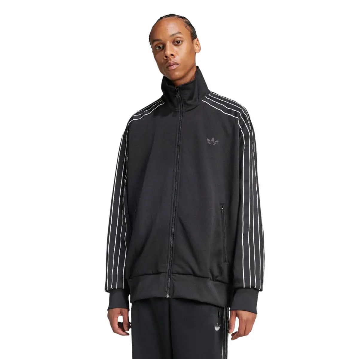 Adidas clothing - Adidas Q4 FS Track Top - Black 5