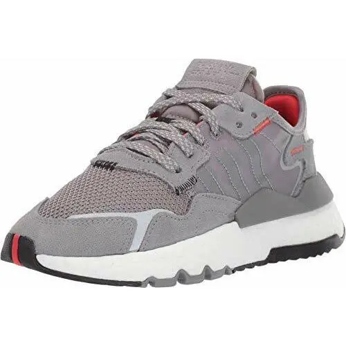 Adidas Originals Juniors Kids` Nite Jogger Sneakers Grey/white - Grays