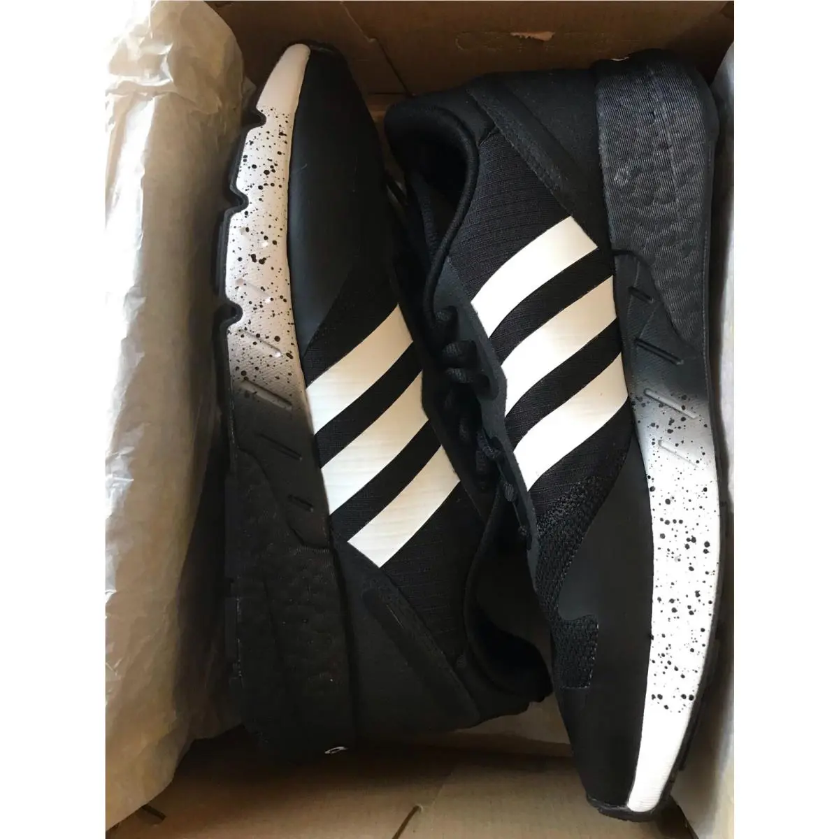 Adidas shoes - ADIDAS ORIGINALS ZX 1K BOOST - H01258 - BLACK GREY WHITE 3