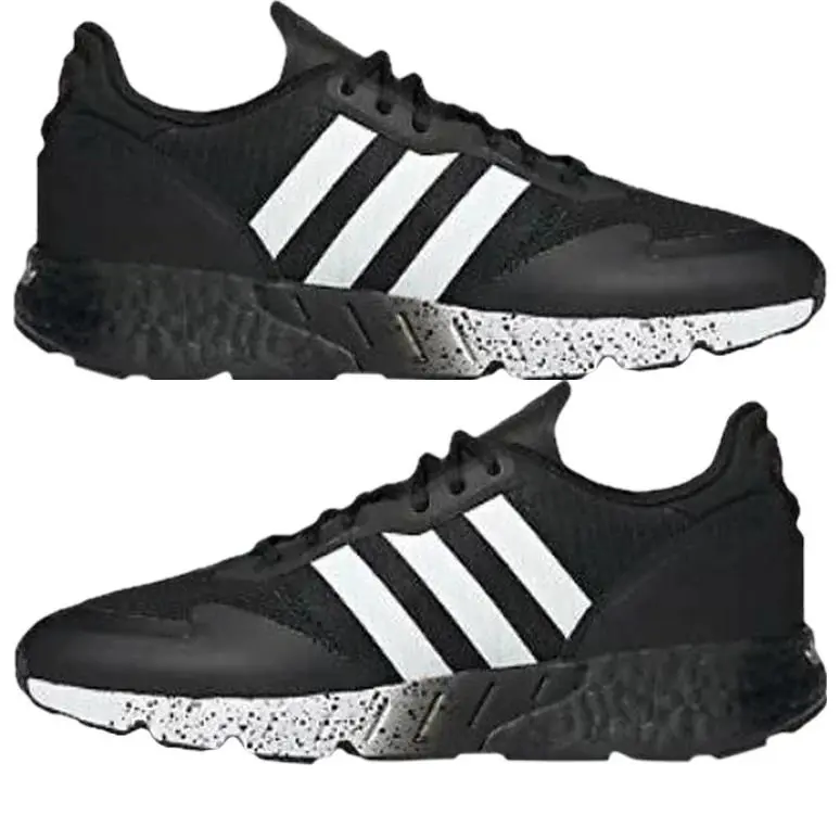 Adidas shoes - ADIDAS ORIGINALS ZX 1K BOOST - H01258 - BLACK GREY WHITE 7