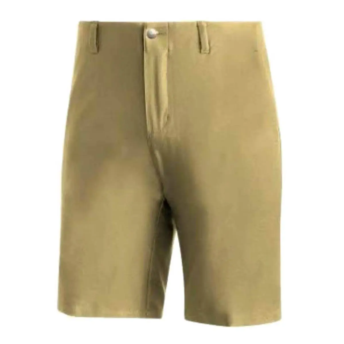 Adidas Men`s Ultimate 3-Stripe Competition Moisture-wicking Golf Shorts - Khaki