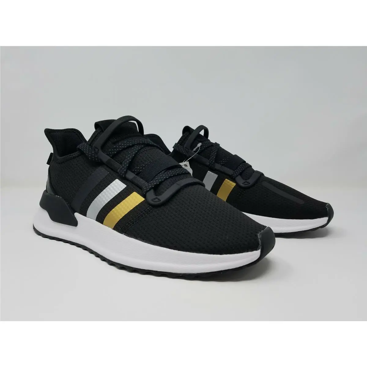 Adidas shoes - Adidas U Path Run - Path Run - FW2323 - Black/White/Silver/Gold, Manufacturer: Black/White/Gold 2